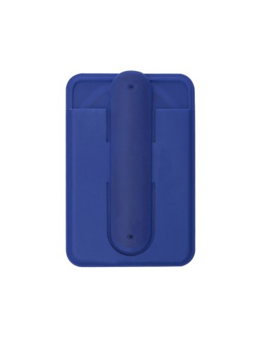 Support Porte-Cartes Roch Matières : silicone Couleurs : bleu marine cadeau entreprise pas cher