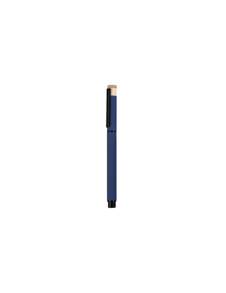 Roller Prucek Matières : bambou Couleurs : bleu marine personnalisable avec votre logo