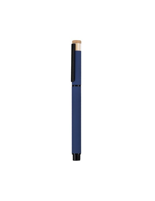 Roller Prucek Matières : bambou Couleurs : bleu marine personnalisable avec votre logo