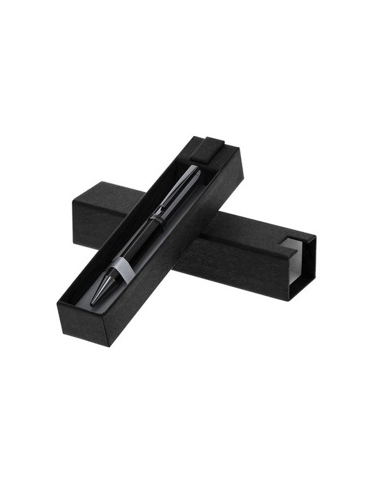 Stylo Baray Matières : acier inoxydable Couleurs : bleu marine impression haute définition