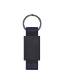 Porte-Clés Versat Matières : aluminium Couleurs : bleu marine personnalisable avec votre logo