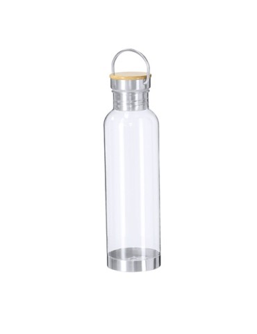 Bidon Luxan Matières : bambou Couleurs : transparent