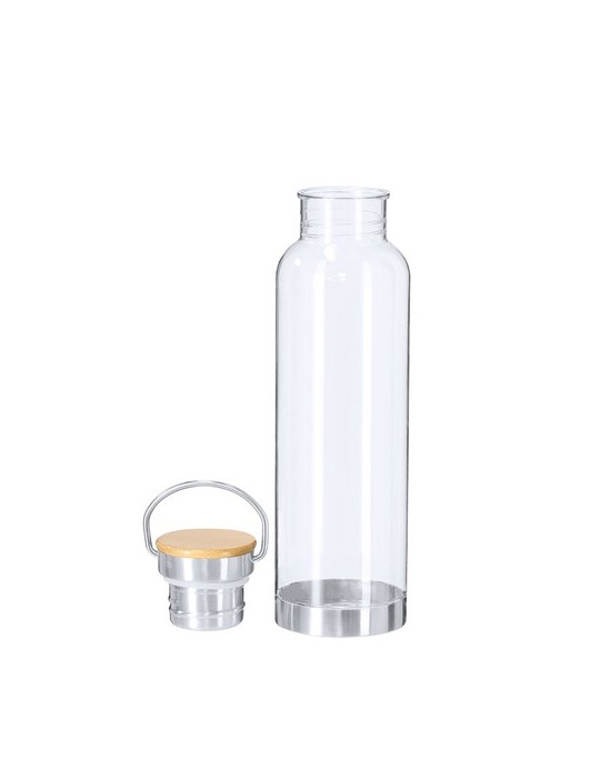 Bidon Luxan Matières : bambou Couleurs : transparent goodies publicitaire événementiel