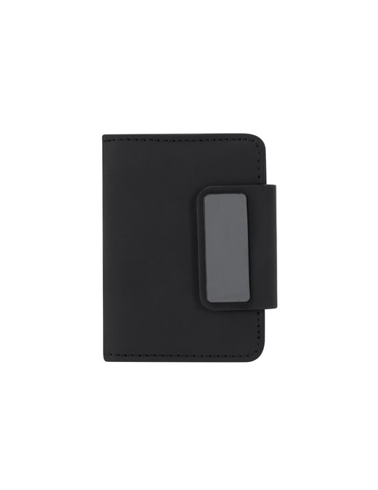 Porte-Cartes Marvans Couleurs : noir Matières : PU recyclé personnalisable avec votre logo