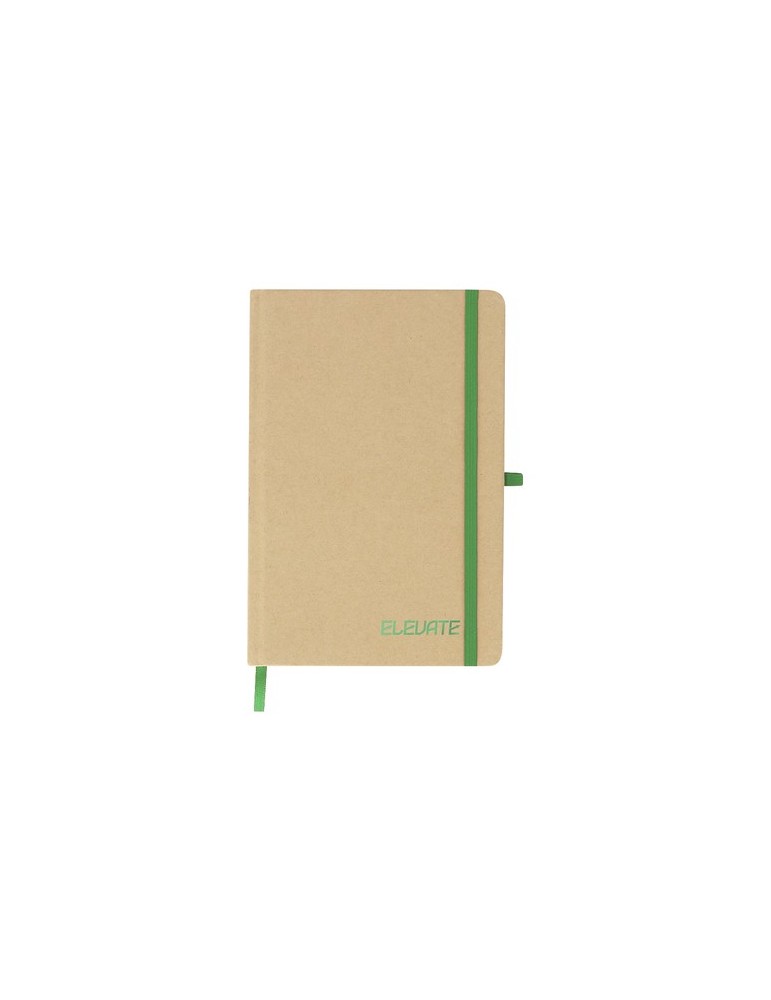 Bloc Notes Natyel Matières : carton recyclé Couleurs : vert marquage laser ultra précis