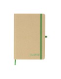 Bloc Notes Natyel Matières : carton recyclé Couleurs : vert marquage laser ultra précis