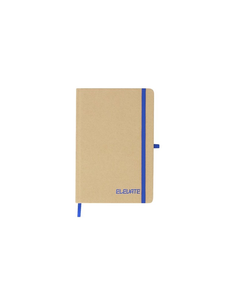 Bloc Notes Natyel Matières : carton recyclé Couleurs : bleu personnalisable avec votre logo