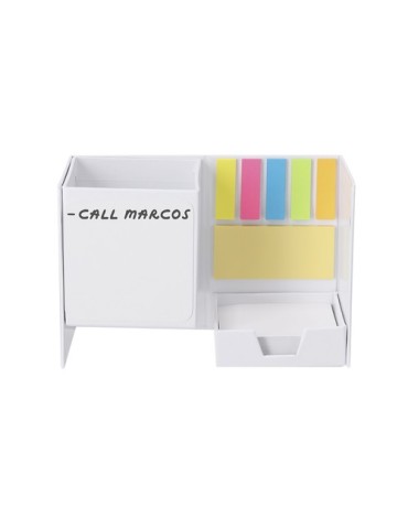 Porte-Crayons Porte Notes Ardoise Persut Matières : carton recyclé Couleurs : blanc 2