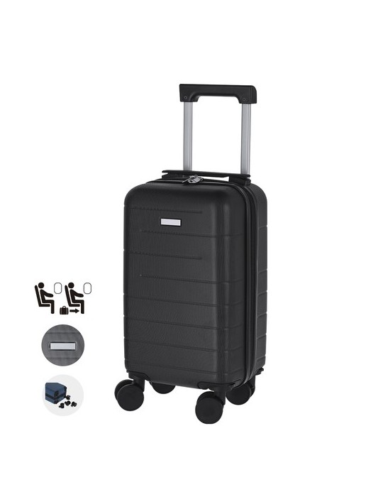 Trolley Loire Matières : ABS Couleurs : noir marquage laser ultra précis