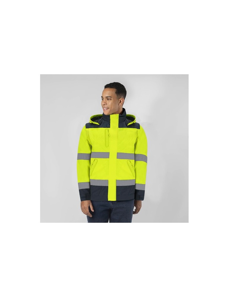 Parka Rauric Matières : polyester Taille textile : XL Couleurs : jaune objet promotionnel éco-responsable