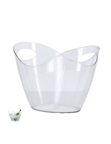 Seau Glaçons Loban Matières : PET Couleurs : transparent