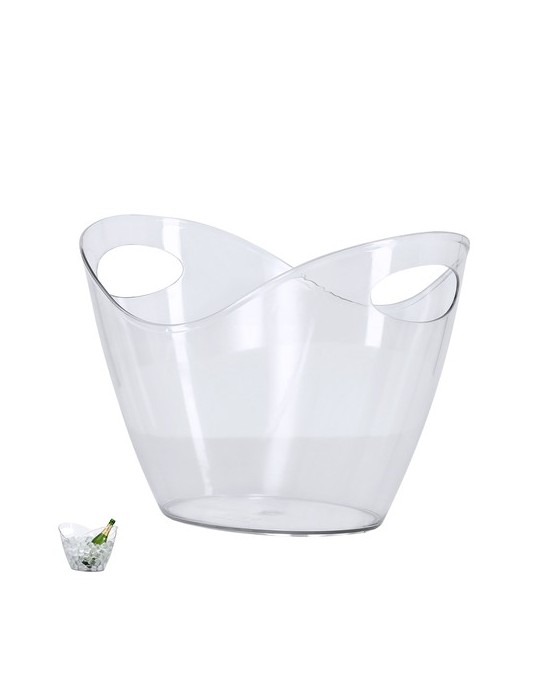 Seau Glaçons Loban Matières : PET Couleurs : transparent