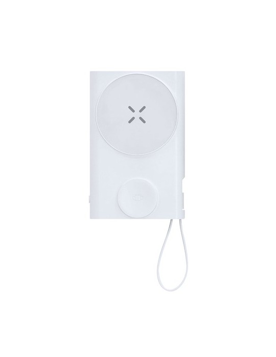 Power Bank Barian Matières : ABS recyclé Couleurs : blanc