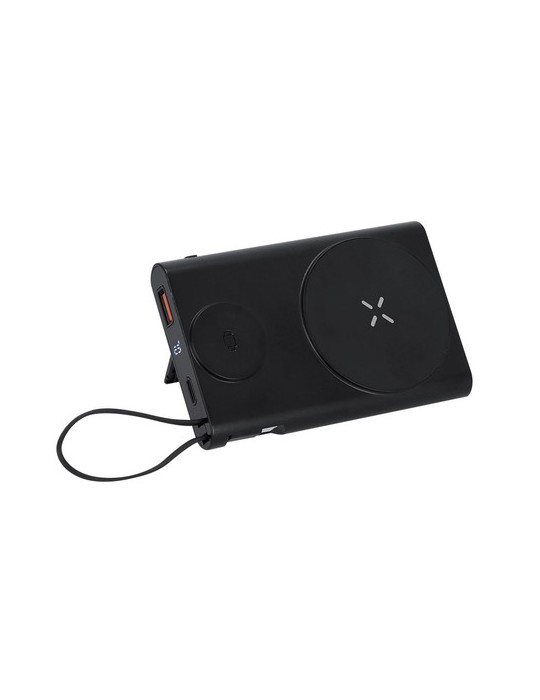 Power Bank Barian Matières : ABS recyclé Couleurs : blanc marquage laser ultra précis