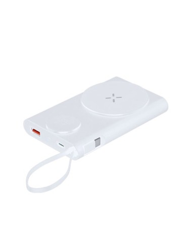 Power Bank Barian Matières : ABS recyclé Couleurs : blanc cadeau client original