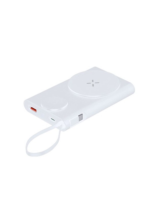 Power Bank Barian Matières : ABS recyclé Couleurs : blanc cadeau client original