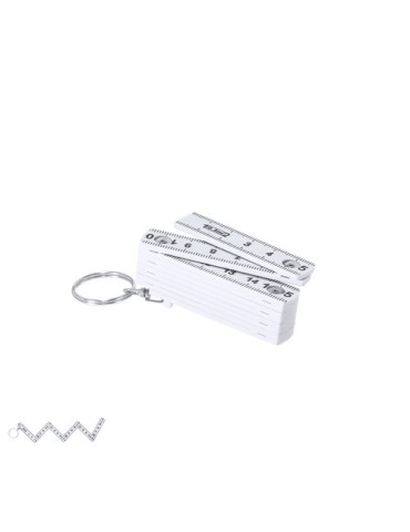 Porte-Clés Règle Qivan Couleurs : blanc