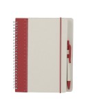 Cahier Kirax Couleurs : rouge Matières : carton de lait recyclé