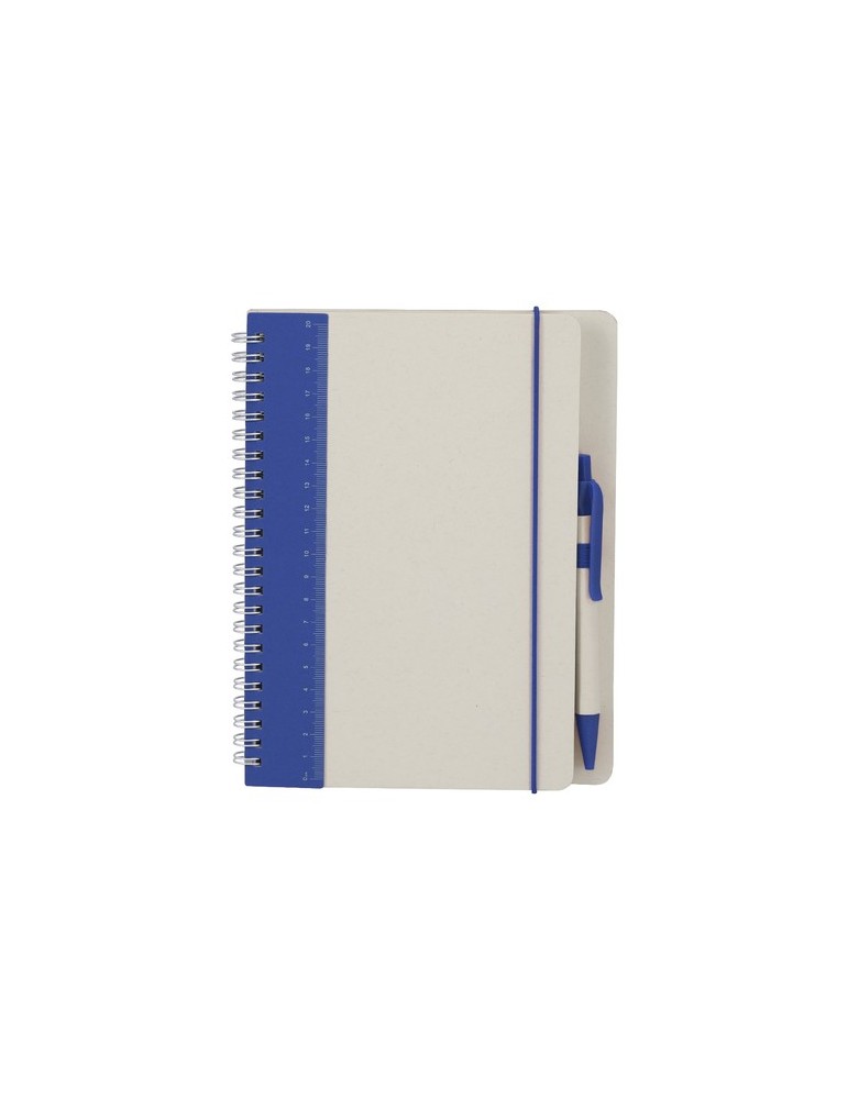 Cahier Kirax Couleurs : bleu Matières : carton de lait recyclé impression haute définition