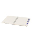 Cahier Kirax Couleurs : blanc Matières : carton de lait recyclé impression haute définition