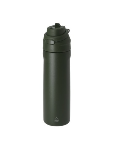 Bidon Thermique Ninivek Couleurs : bleu marine Matières : acier inoxydable recyclé cadeau collaborateur premium