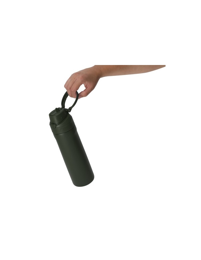 Bidon Thermique Ninivek Couleurs : bleu marine Matières : acier inoxydable recyclé objet promotionnel éco-responsable