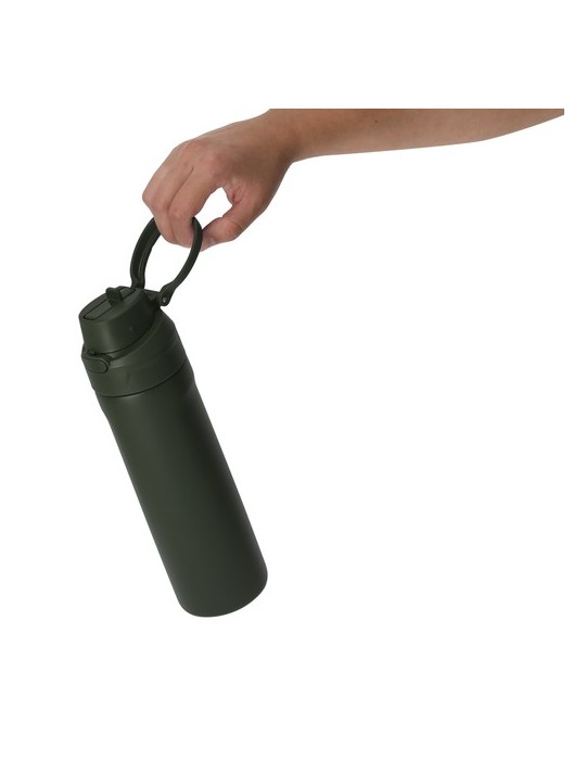 Bidon Thermique Ninivek Couleurs : bleu marine Matières : acier inoxydable recyclé objet promotionnel éco-responsable