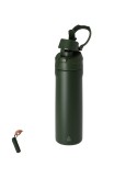 Bidon Thermique Ninivek Couleurs : vert foncé Matières : acier inoxydable recyclé objet promotionnel éco-responsable