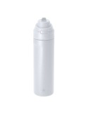 Bidon Thermique Ninivek Couleurs : blanc Matières : acier inoxydable recyclé cadeau entreprise pas cher