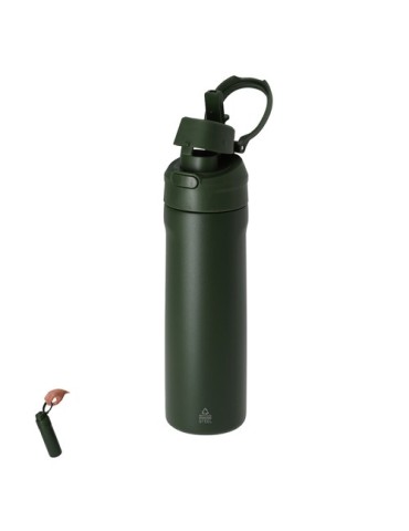 Bidon Thermique Ninivek Couleurs : blanc Matières : acier inoxydable recyclé impression haute définition