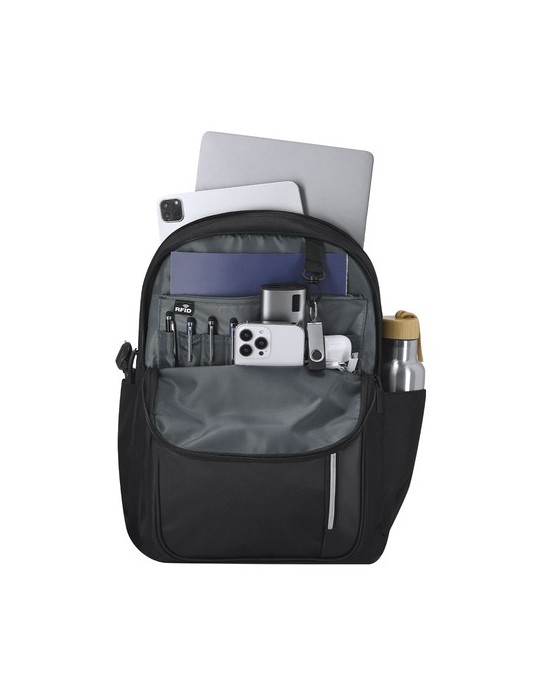 Sac à Dos Divigan Matières : polyester Couleurs : noir cadeau entreprise pas cher