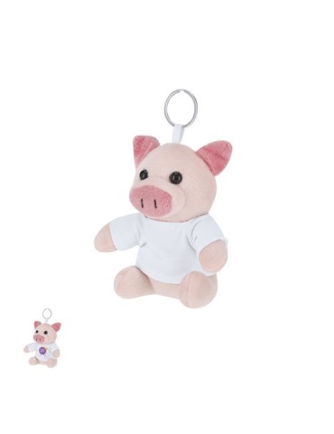 Porte-Clés Peluche Cernil Matières : polyester Couleurs : blanc