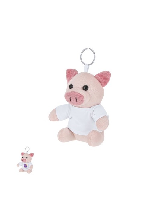 Porte-Clés Peluche Cernil Matières : polyester Couleurs : blanc