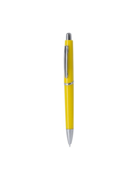 Stylo Senar Couleurs : jaune personnalisable avec votre logo