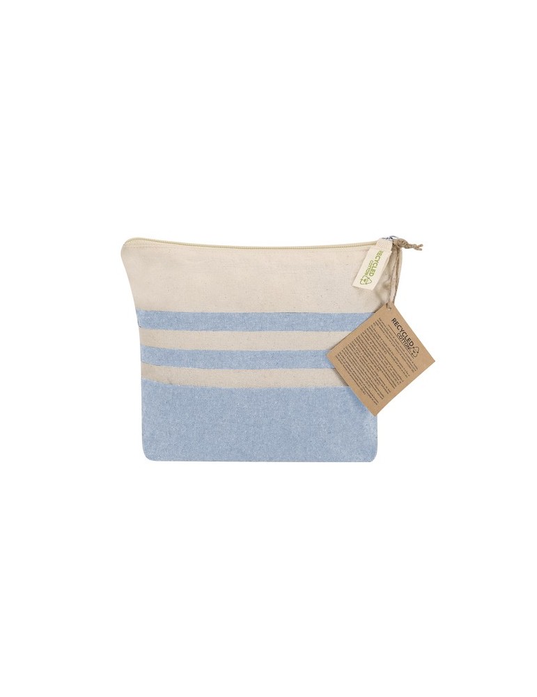 Nécessaire Daronel Matières : coton recyclé Couleurs : bleu clair cadeau entreprise pas cher