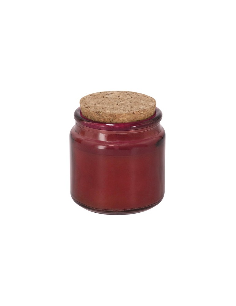 Bougie Aromatique Fermix Matières : liège Couleurs : rouge cadeau entreprise pas cher