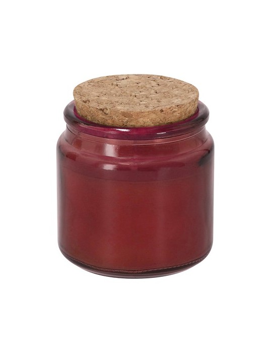 Bougie Aromatique Fermix Matières : liège Couleurs : rouge cadeau entreprise pas cher