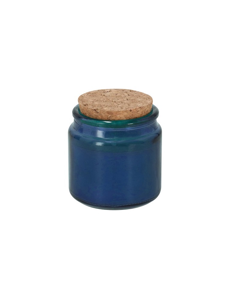 Bougie Aromatique Fermix Matières : liège Couleurs : bleu personnalisable avec votre logo