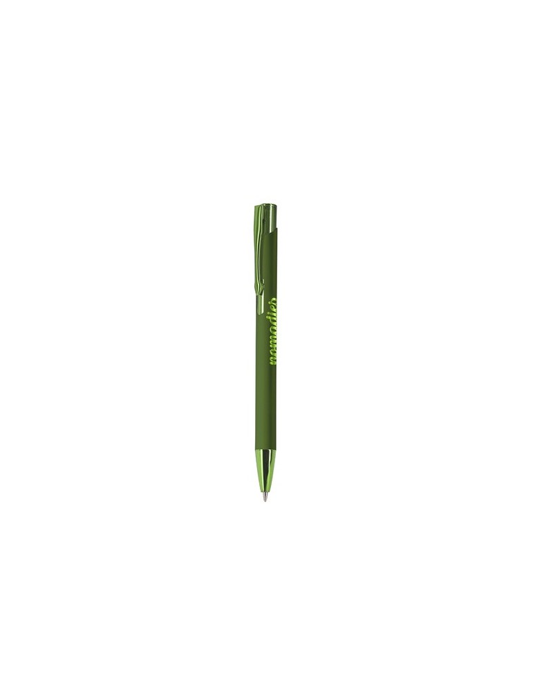 Stylo Trombolix Matières : caoutchouc Couleurs : vert personnalisation rapide en France