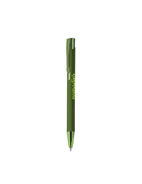 Stylo Trombolix Matières : caoutchouc Couleurs : vert personnalisation rapide en France
