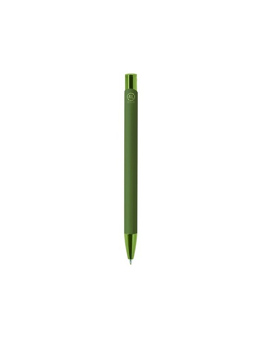 Stylo Trombolix Matières : caoutchouc Couleurs : vert personnalisation sur mesure