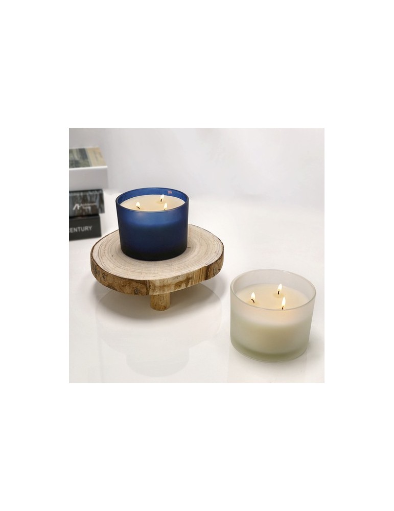 Bougie Aromatique Lenzox Matières : verre Couleurs : blanc personnalisation rapide en France