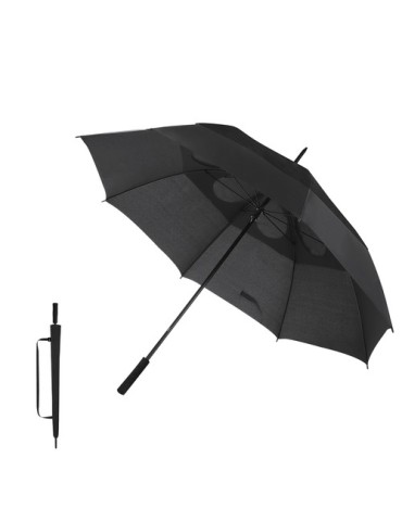 Parapluie Narnor Matières : PET recyclé Couleurs : noir 2