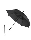 Parapluie Narnor Matières : PET recyclé Couleurs : noir goodies publicitaire événementiel