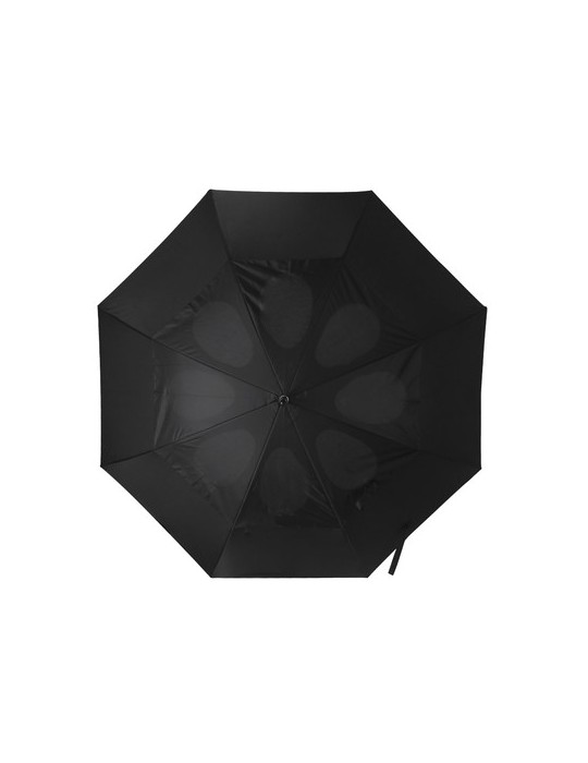 Parapluie Narnor Matières : PET recyclé Couleurs : noir accessoire événementiel unique