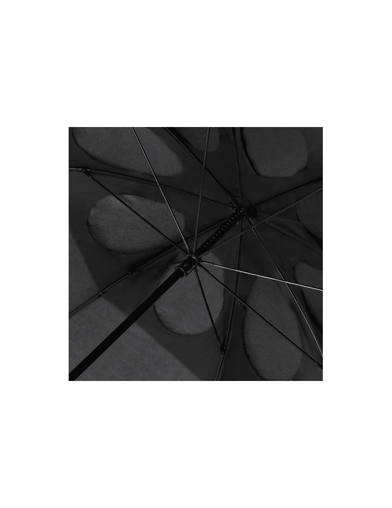 Parapluie Narnor Matières : PET recyclé Couleurs : noir impression logo haute qualité