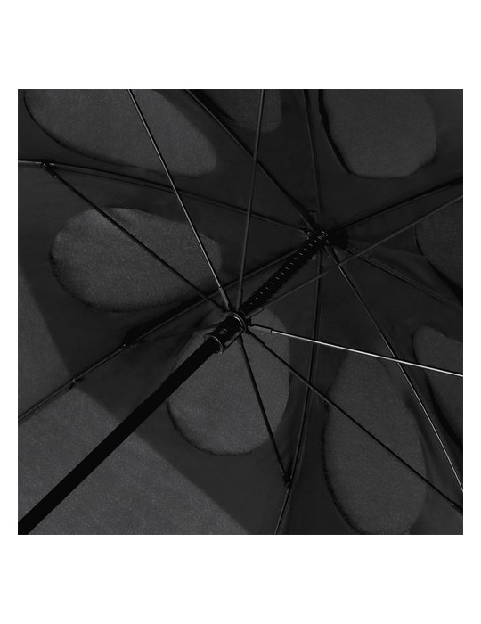 Parapluie Narnor Matières : PET recyclé Couleurs : noir impression logo haute qualité