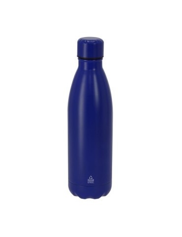 Bidon Thermique Xharly Couleurs : bleu Matières : acier inoxydable recyclé goodies publicitaire événementiel