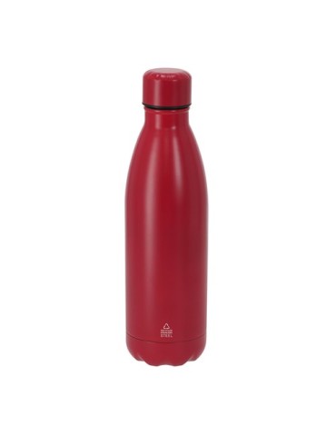 Bidon Thermique Xharly Couleurs : rouge Matières : acier inoxydable recyclé marquage laser ultra précis