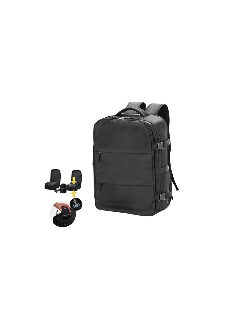 Sac À Dos Sous Vide Tempest Matières : nylon Couleurs : noir